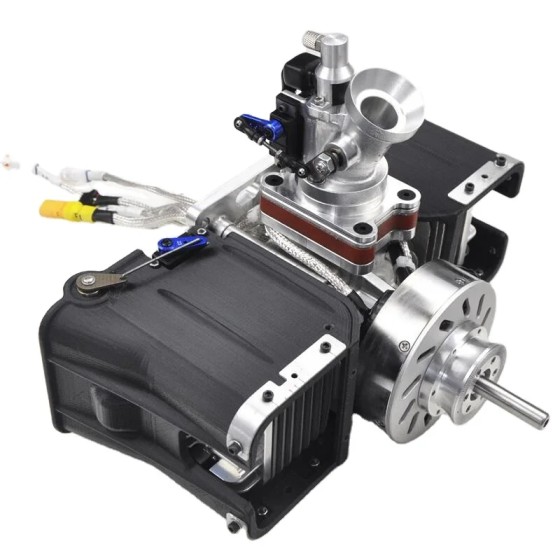 DLA 116CC Gas Engine Twin Cylinder CNC Gasoline Engine Remote Control Aircraft Model Oil Powered Large Fixed Wing Airplane UAV